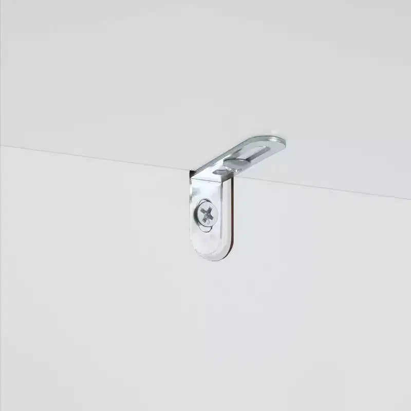Mobile stretto Ashland per bagno e lavanderia con anta singola e ripiani regolabili - Bianco