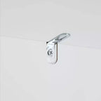 Mobile stretto Ashland per bagno e lavanderia con anta singola e ripiani regolabili - Bianco