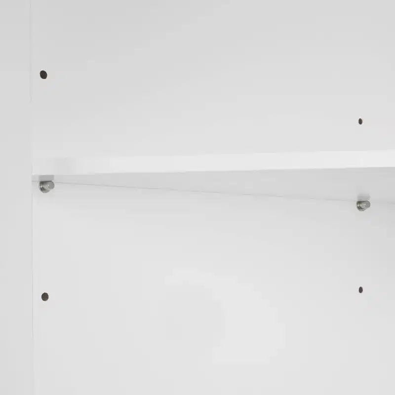 Mobiletto angolare per bagno Somerset con ante e ripiano regolabile - Bianco