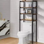 Armadietto da bagno a 4 ripiani da posizionare sopra il WC