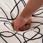 Divano Sedia Pigro Imbottito con Schiuma ad Alta Densità, Poltrona Sacco Morbida con Braccioli per Soggiorno, Camera da Letto
