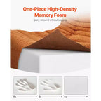 Poltrona Sacco, Poltrona Sacco da 90 cm con Morbidi Braccioli e Tasca Portaoggetti, Imbottitura in Memory Foam 25D con Rivestimento in Morbido Velluto Teddy, Marrone