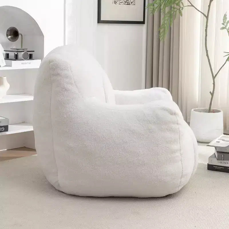 Sedia sacco con imbottitura, morbida e trapuntata, soffice divano pigro, comoda con memory foam per dormitorio, appartamento, soggiorno