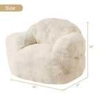 Pouf sacco extra large per camera da letto e soggiorno, Beige