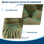 35.4 Pouf a sacco, divanetto in memory foam impermeabile senza cuciture con capacità di 408 kg per soggiorno e camera da letto