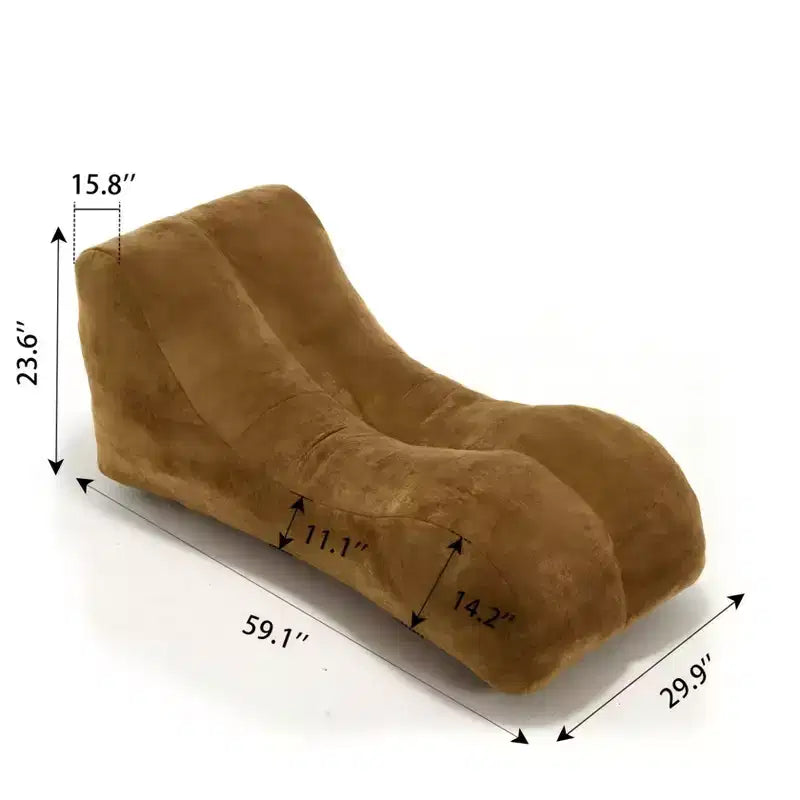 Pouf Comodo, Poltrona da Pavimento Lazy Sofa con Spugna di Alta Qualità, Comoda Poltrona Sacco per Soggiorno