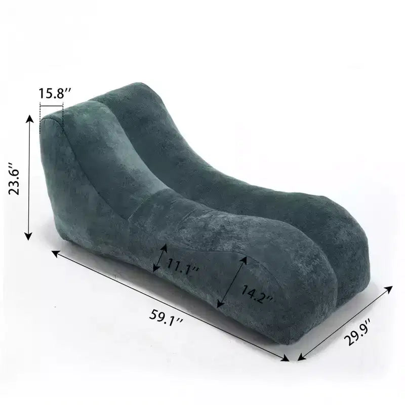 Pouf Comodo, Poltrona da Pavimento Lazy Sofa con Spugna di Alta Qualità, Comoda Poltrona Sacco per Soggiorno