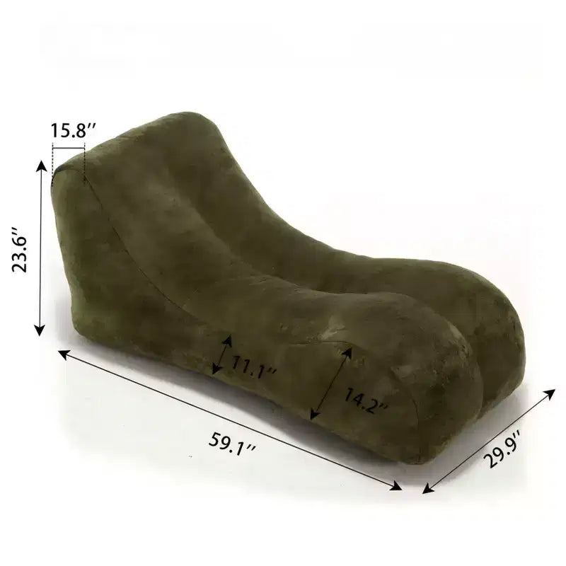 Pouf Comodo, Poltrona da Pavimento Lazy Sofa con Spugna di Alta Qualità, Comoda Poltrona Sacco per Soggiorno