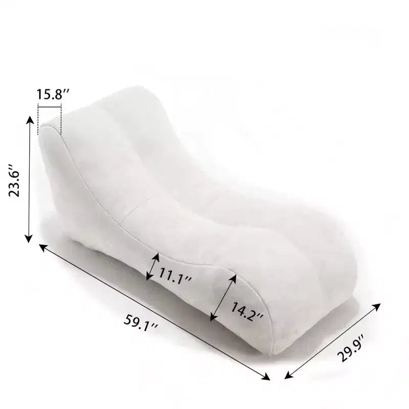 Pouf Comodo, Poltrona da Pavimento Lazy Sofa con Spugna di Alta Qualità, Comoda Poltrona Sacco per Soggiorno