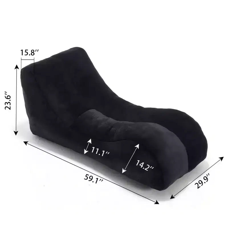 Pouf Comodo, Poltrona da Pavimento Lazy Sofa con Spugna di Alta Qualità, Comoda Poltrona Sacco per Soggiorno