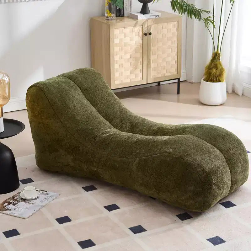 Pouf Comodo, Poltrona da Pavimento Lazy Sofa con Spugna di Alta Qualità, Comoda Poltrona Sacco per Soggiorno