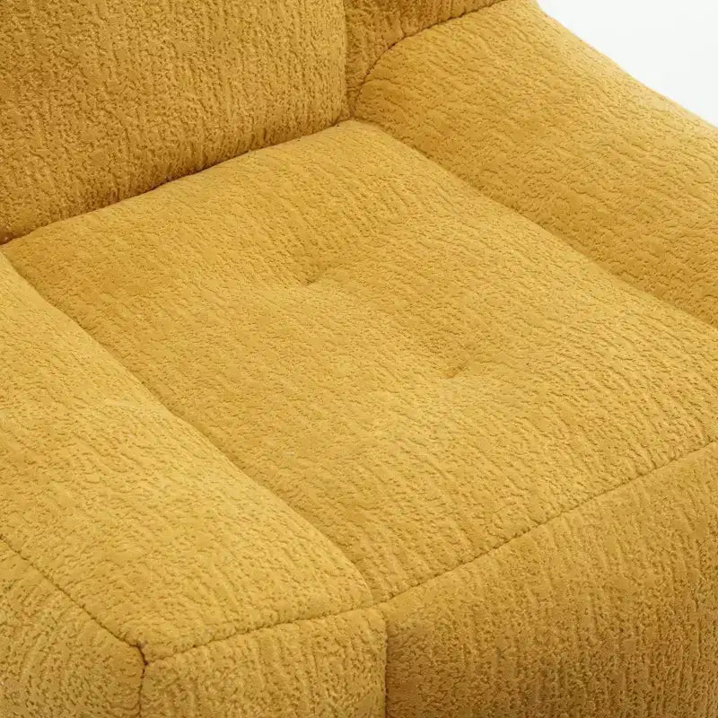 Poltrona sacco/sedia da pavimento/divano pigro con memory foam e pouf, divano a sacco per sala lettura, soggiorno