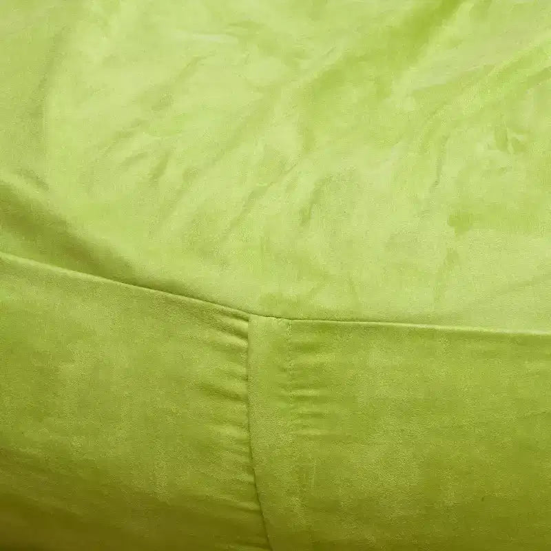 Poltrona a Sacco, Divano a Sacco Cilindrico in Pelle Scamosciata da 4FT, Poltrona Oversize per Camera da Letto e Soggiorno