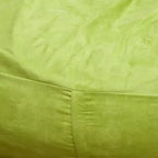 Poltrona a Sacco, Divano a Sacco Cilindrico in Pelle Scamosciata da 4FT, Poltrona Oversize per Camera da Letto e Soggiorno