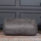 Poltrona a Sacco, Divano a Sacco Cilindrico in Pelle Scamosciata da 4FT, Poltrona Oversize per Camera da Letto e Soggiorno