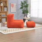 Poltrona Sacco e Pouf, Poltrona da Pavimento in Memory Foam per il Massimo Comfort, Poltrona Divano Pigra per Sala Lettura, Soggiorno
