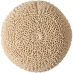 Poltrona a sacco in tessuto intrecciato, Poltrona da pavimento in memory foam per un comfort elegante, Comoda poltrona per l'arredamento del soggiorno e della camera da letto