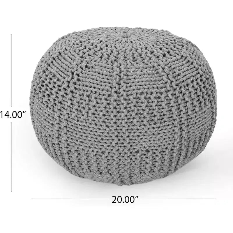 Poltrona a sacco in tessuto intrecciato, Poltrona da pavimento in memory foam per un comfort elegante, Comoda poltrona per l'arredamento del soggiorno e della camera da letto