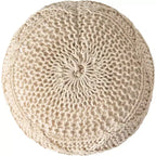 Poltrona a sacco in tessuto intrecciato, Poltrona da pavimento in memory foam per un comfort elegante, Comoda poltrona per l'arredamento del soggiorno e della camera da letto