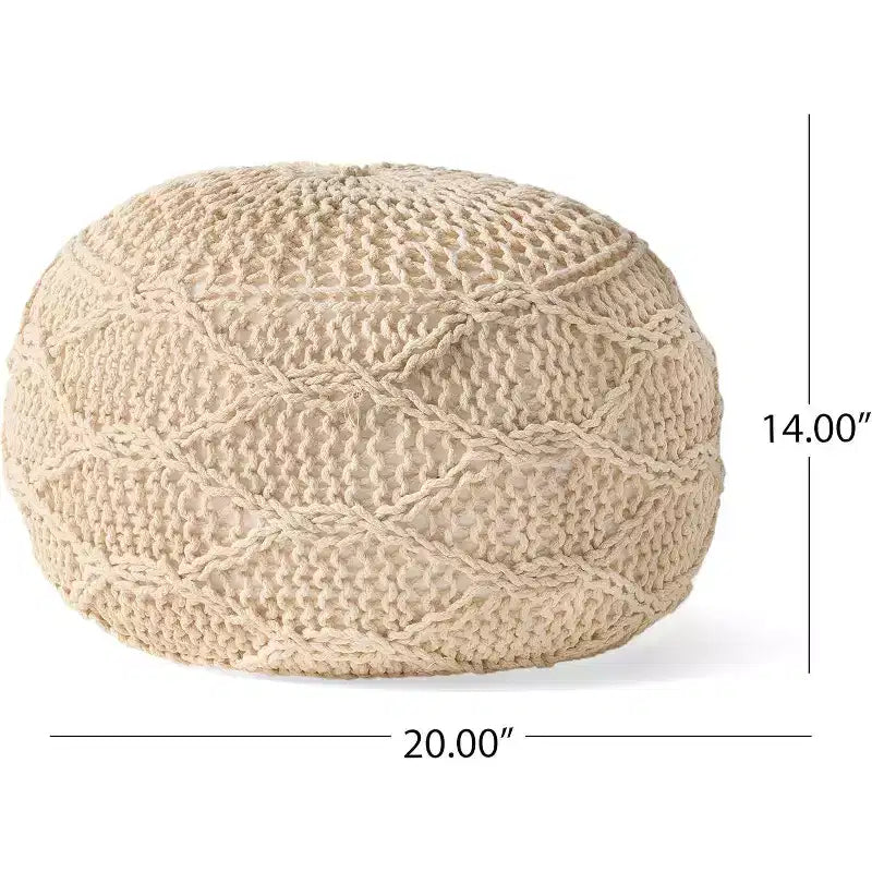 Poltrona a sacco in tessuto intrecciato, Poltrona da pavimento in memory foam per un comfort elegante, Comoda poltrona per l'arredamento del soggiorno e della camera da letto