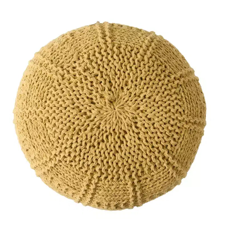 Poltrona a sacco in tessuto intrecciato, Poltrona da pavimento in memory foam per un comfort elegante, Comoda poltrona per l'arredamento del soggiorno e della camera da letto
