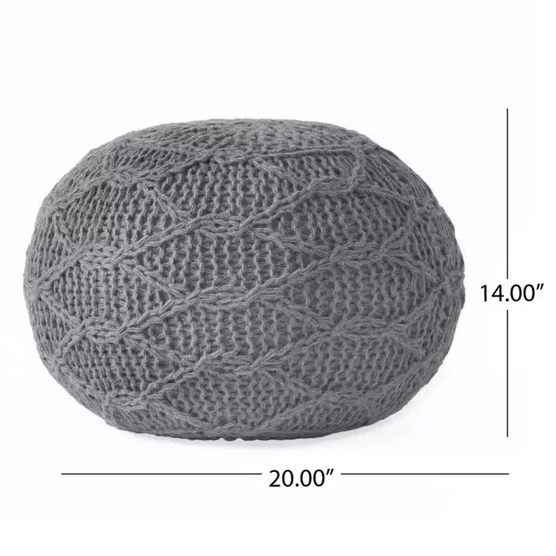 Poltrona a sacco in tessuto intrecciato, Poltrona da pavimento in memory foam per un comfort elegante, Comoda poltrona per l'arredamento del soggiorno e della camera da letto