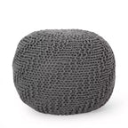Poltrona a sacco in tessuto intrecciato, Poltrona da pavimento in memory foam per un comfort elegante, Comoda poltrona per l'arredamento del soggiorno e della camera da letto