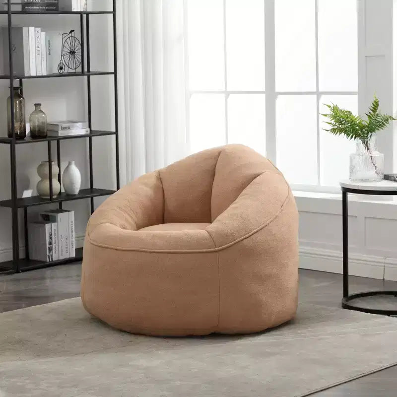Sedia da divano a sacco Bedding, sedia a sacco con schiuma ad alta pressione, materiale per adulti con imbottitura in schiuma compressa, pouf a sacco con poggiapiedi