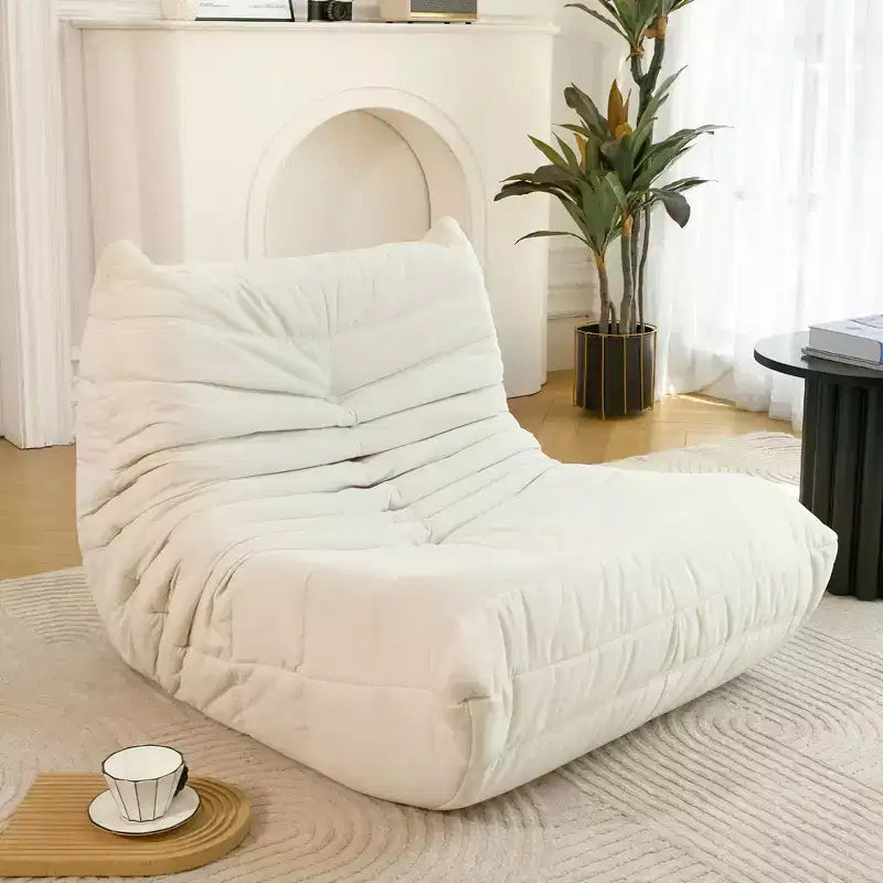 Sedia a sacco senza installazione, grande sedia a sacco per adulti, lettino a sacco, sedia in schiuma per casa, appartamento, soggiorno o sala giochi, divano in una scatola