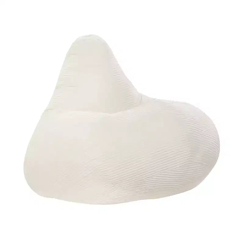 Poltrona Sacco per Adulti con Rivestimento in Velluto a Coste Delicato sulla Pelle e Imbottitura in Spugna Morbida Blu/Grigio Scuro/Grigio Chiaro/Rosa/Beige
