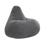 Poltrona Sacco per Adulti con Rivestimento in Velluto a Coste Delicato sulla Pelle e Imbottitura in Spugna Morbida Blu/Grigio Scuro/Grigio Chiaro/Rosa/Beige