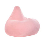 Poltrona Sacco per Adulti con Rivestimento in Velluto a Coste Delicato sulla Pelle e Imbottitura in Spugna Morbida Blu/Grigio Scuro/Grigio Chiaro/Rosa/Beige