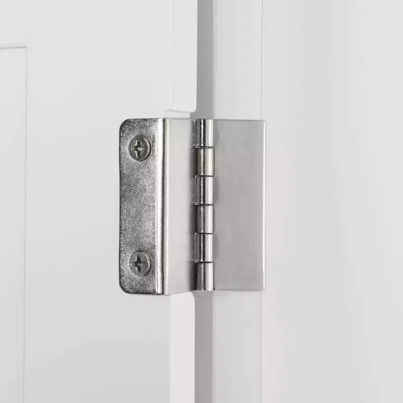 Pensile da bagno e lavanderia Somerset a due ante con ripiano aperto e regolabile