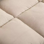 Divano Letto Convertibile, Pieghevole, Chaise Longue per Ospiti con 2 Cuscini, Schienale e Poggiatesta Regolabili