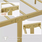 Struttura letto in metallo con testiera e pediera decorate a petalo