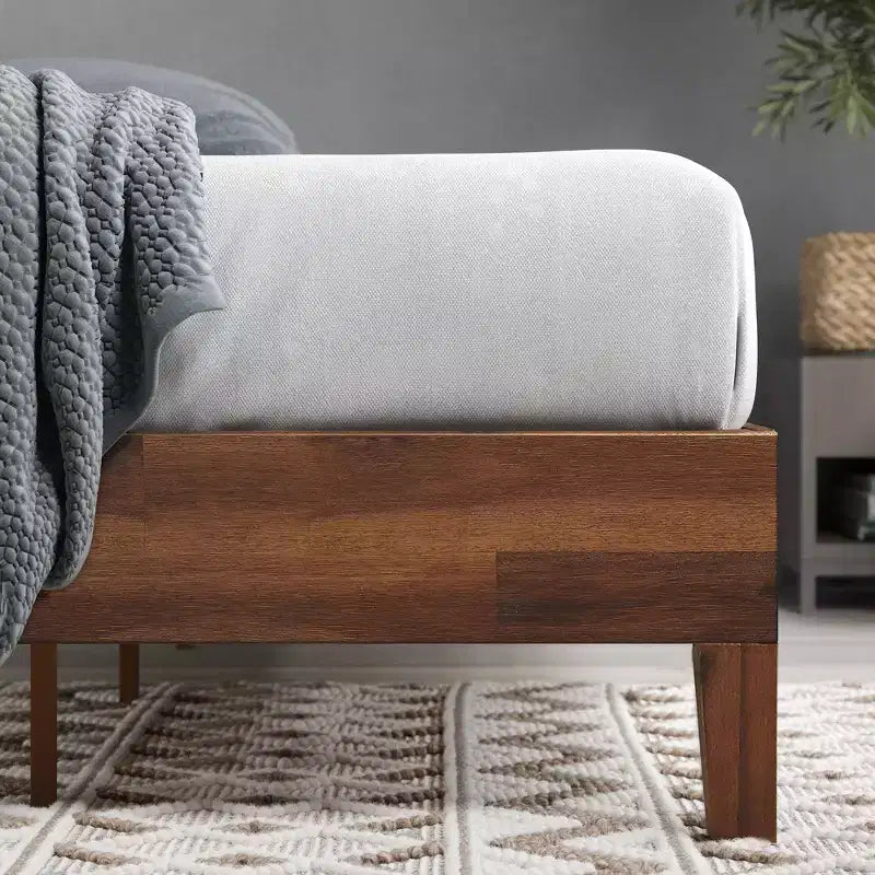 Struttura letto a piattaforma in legno Marissa 12 Deluxe marrone