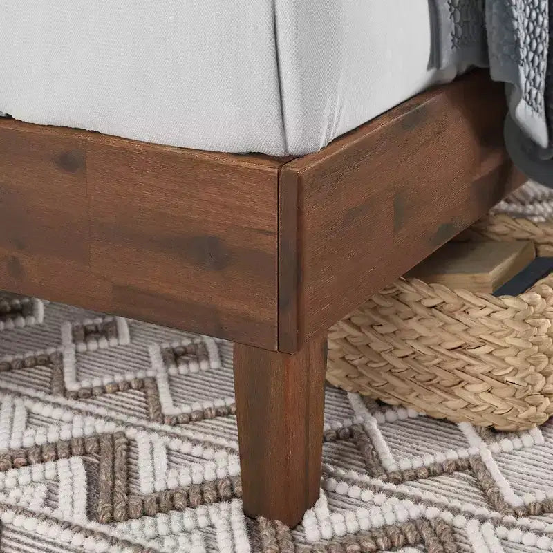 Struttura letto a piattaforma in legno Marissa 12 Deluxe marrone