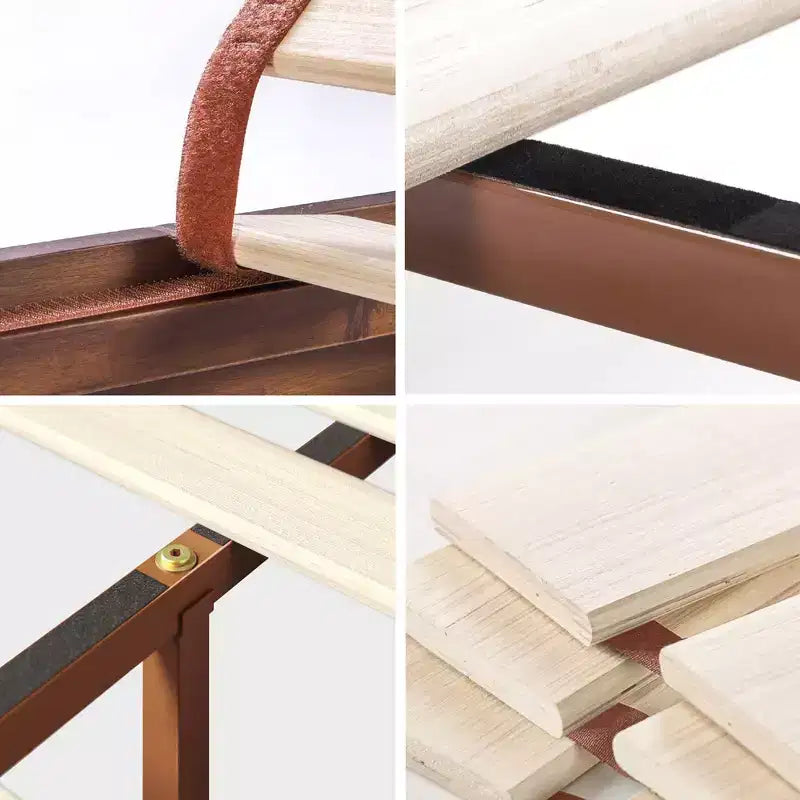 Struttura letto a piattaforma in legno Marissa 12 Deluxe marrone