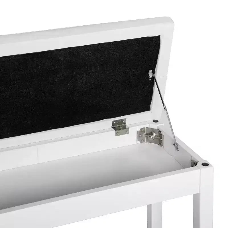 Panca da pianoforte a 2 posti imbottita in similpelle betulla Country tradizionale