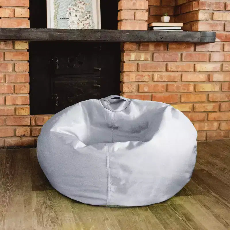 5' Newalla Modern Shearling Pouf Sacco