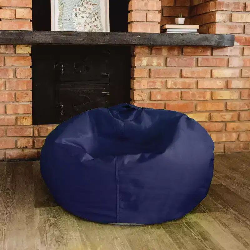 5' Newalla Modern Shearling Pouf Sacco