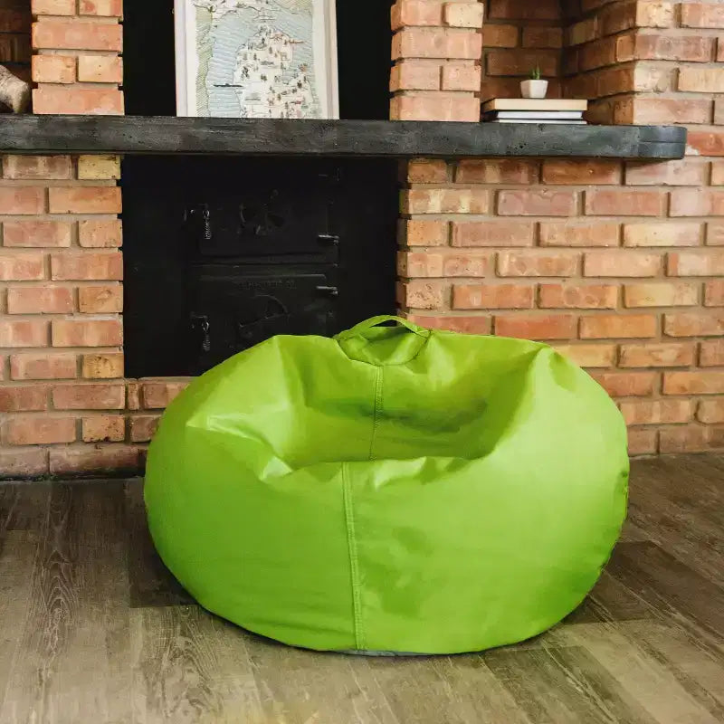 5' Newalla Modern Shearling Pouf Sacco