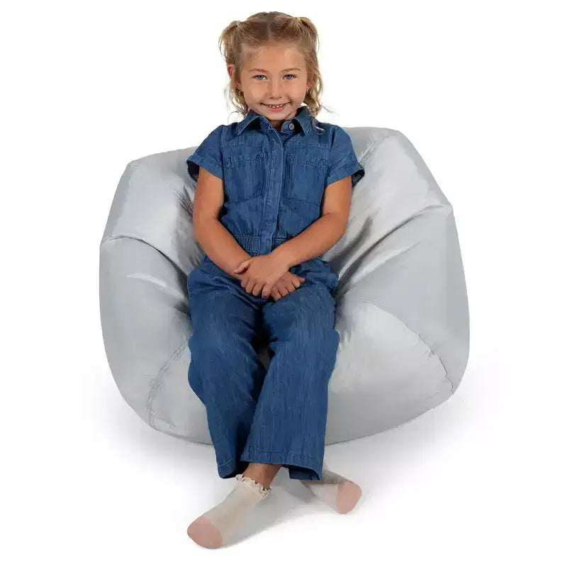 5' Newalla Modern Shearling Pouf Sacco