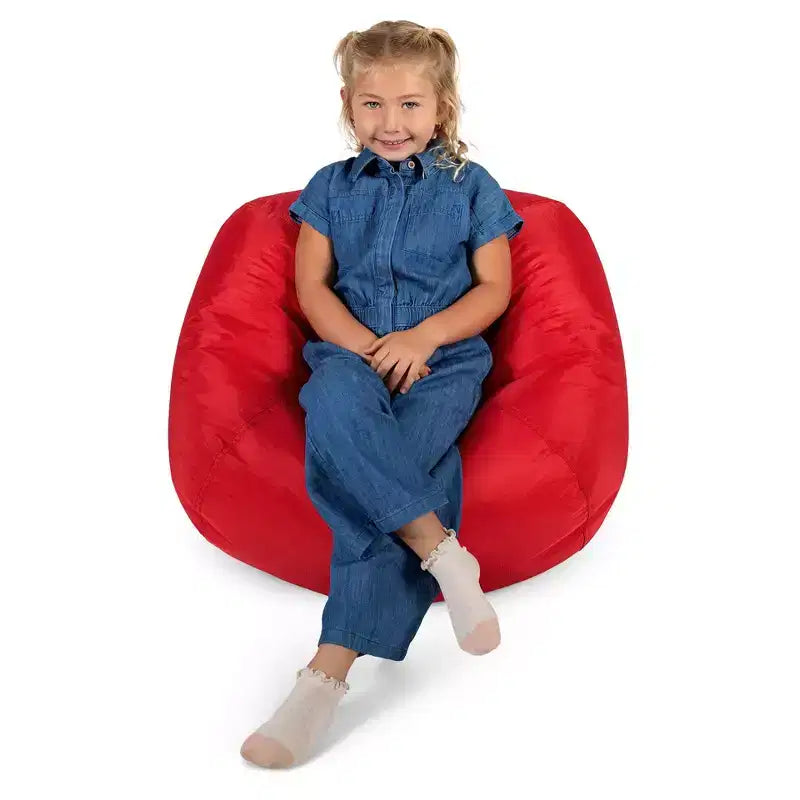 5' Newalla Modern Shearling Pouf Sacco