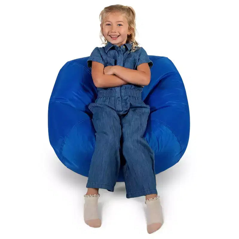 5' Newalla Modern Shearling Pouf Sacco