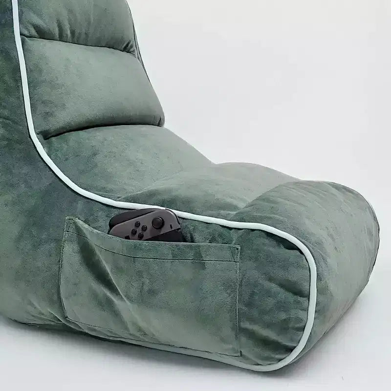 Sedia a sacco da gaming in velluto